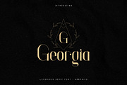 Georgia Luxurious Serif font + Extra, a Serif Font by VP Fonts (Thumbnail 1 of 13)