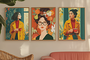 Eclectic Wall Art Prints Posters, a Background Graphic by JulsIst (Thumbnail 10 of 12)