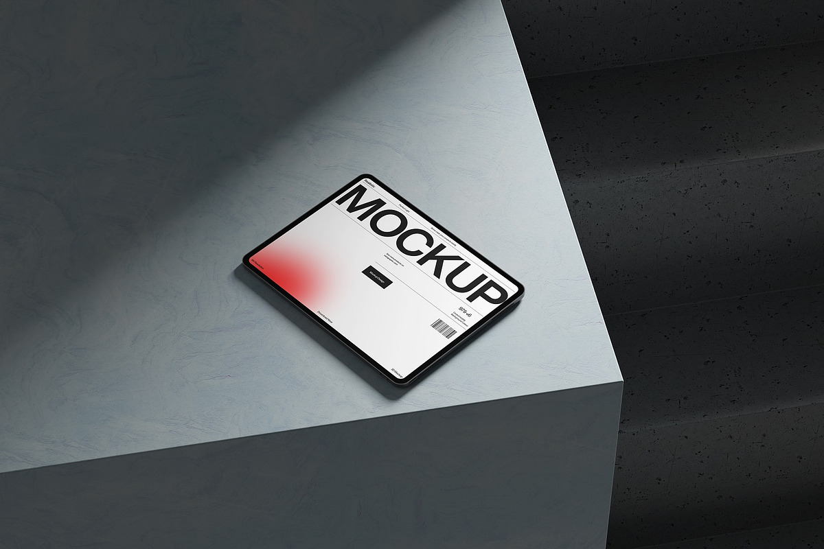 Tablet Display Mockup Kit, an iPad Mockup by kreatifreya (Photo 2 of 6)