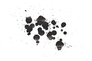 12 Color Splatter Photoshop brushes preview 6