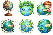 Earth Clipart PNG Free, an Illustration by DreamArtGraphic (Thumbnail 4 of 6)
