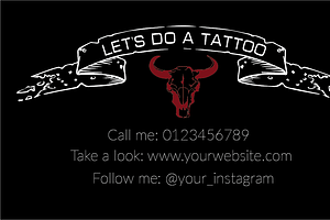 Tattoo Master's Business Card