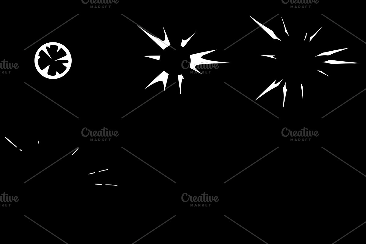 Sprite Sheets Explosion. Ready for, an Illustration by YashkovskiyMD