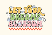 Retro Daisy - Groovy Retro Font, a Handwritten Font by Keithzo (Thumbnail 2 of 9)