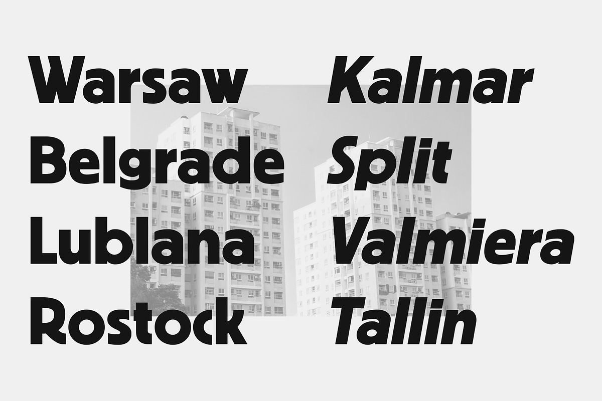 Blokhaus - Modern Sans Serif Font, a Sans Serif Font by Bart Wesolek (Photo 5 of 6)