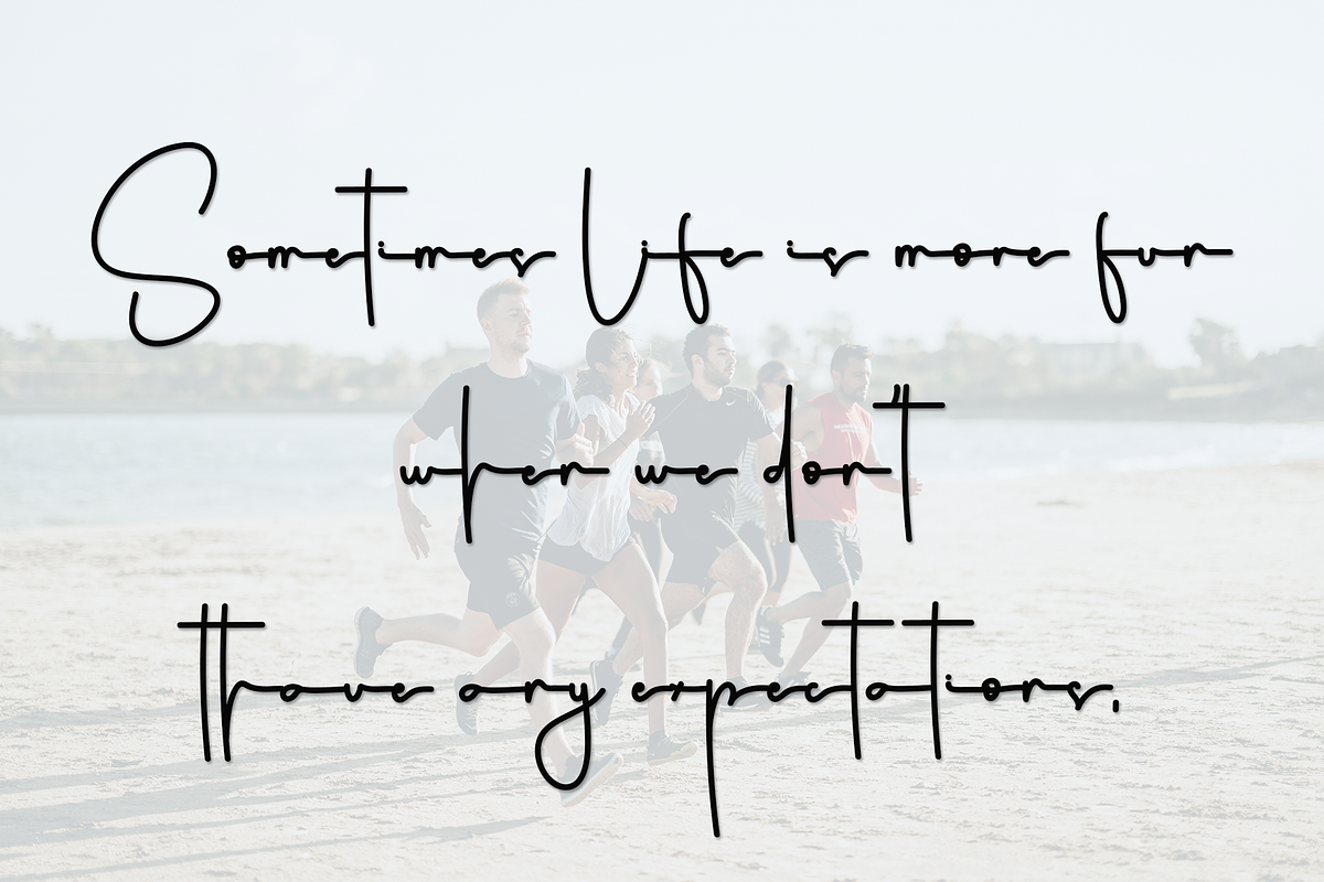 Teacher Signature, a Handwritten Font by InermediaSTUDIO (Photo 3 of 8)