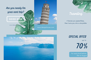 Travel Instagram Puzzle Template