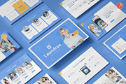 Laundry Service Cleaning PowerPoint, a Presentation Template by Pixslides (Thumbnail 1 of 4)