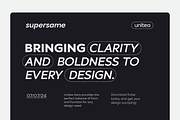 Unitea Sans Serif Family, a Sans Serif Font by Yukita Creative (Thumbnail 8 of 12)
