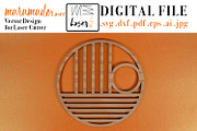 Trivet Bauhaus 1 File for Laser Cut., an Object Graphic by MaramadeLaser (Thumbnail 1 of 5)