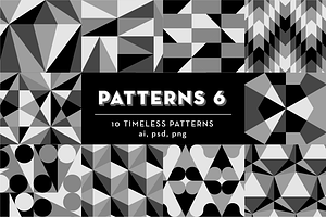 PATTERNS 6: 10 Geometric Patterns