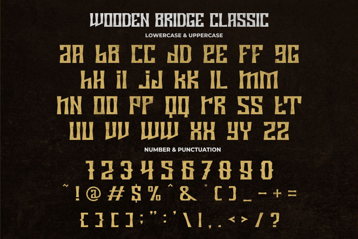 Wooden Bridge - Vintage Display Font, a Serif Font by PutraCetol Studio (Photo 8 of 11)