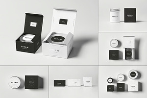 Cosmetic Mockup Set, a Packaging Mockup by DesignRushMarket
