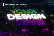 Cyber - Futuristic Neon Display, a Texture Graphic by Studio 2am (Thumbnail 5 of 9)