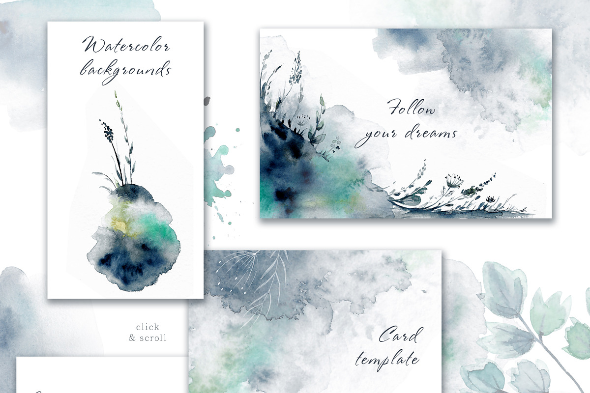 Watercolor herbs collection, an Illustration by Molly art (Photo 12 of 13)