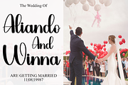 Wedding, a Handwritten Font by FreshTypeINK (Thumbnail 6 of 7)