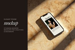 Elegant iPhone Mockup | PSD