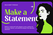 Bellid Mokela - Bold Serif Typeface, a Serif Font by MaikoHatta (Thumbnail 2 of 8)