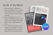 Monthly Newsletter Template Canva, a Magazine Template by Oshin Design (Thumbnail 8 of 8)