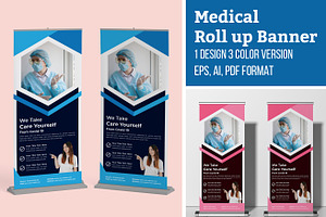 Creative Roll Up Banner Design