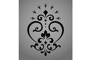 Damask graphic ornament. Floral, a Pattern Graphic by RODINA (Thumbnail 1 of 3)