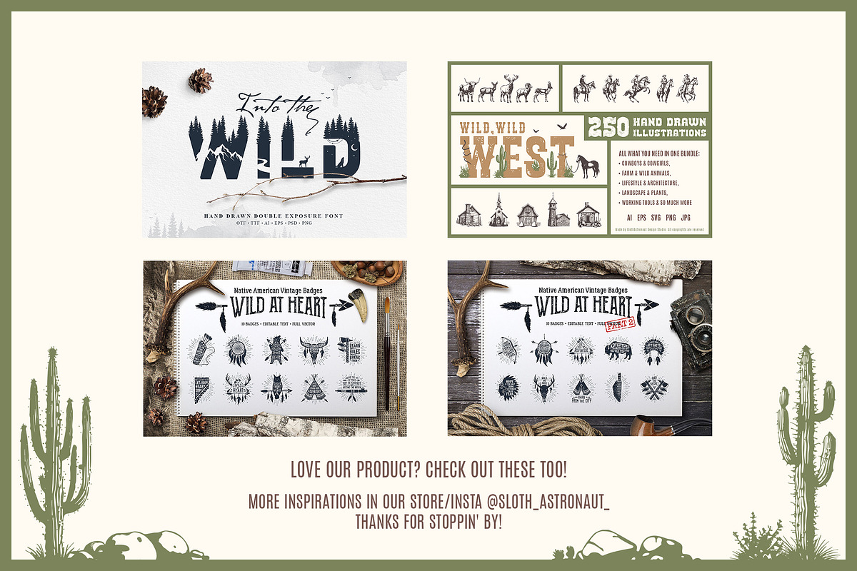 Wild Wild West. Color Font (4styles), a Serif Font by Cosmic Store (Photo 8 of 8)