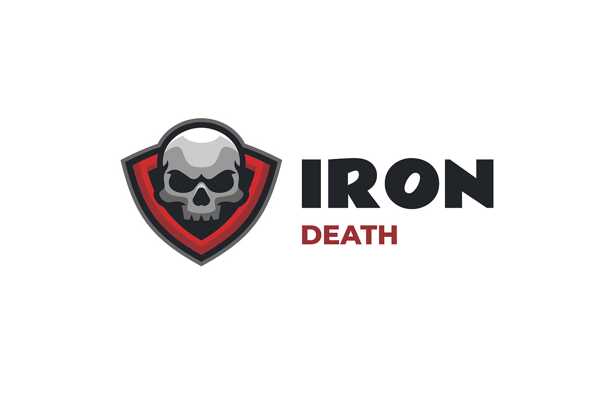 Mascot Skull Shield Logo Design, a Branding & Logo Template by Artnivora.Std (Photo 2 of 2)