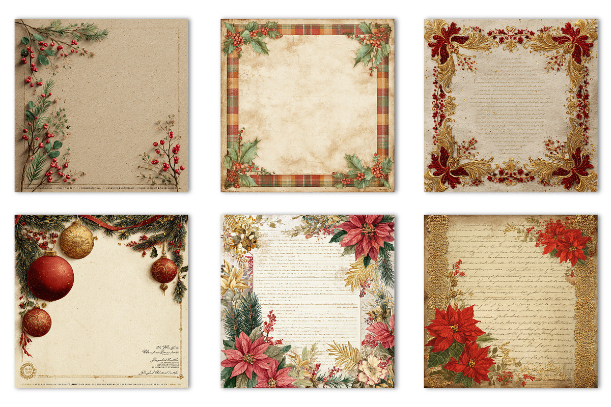 Christmas Journal Paper, an Illustration by CreationArt (Photo 4 of 4)