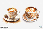 Hot Coffee Watercolor, an Illustration by Gemstone (Thumbnail 11 of 12)