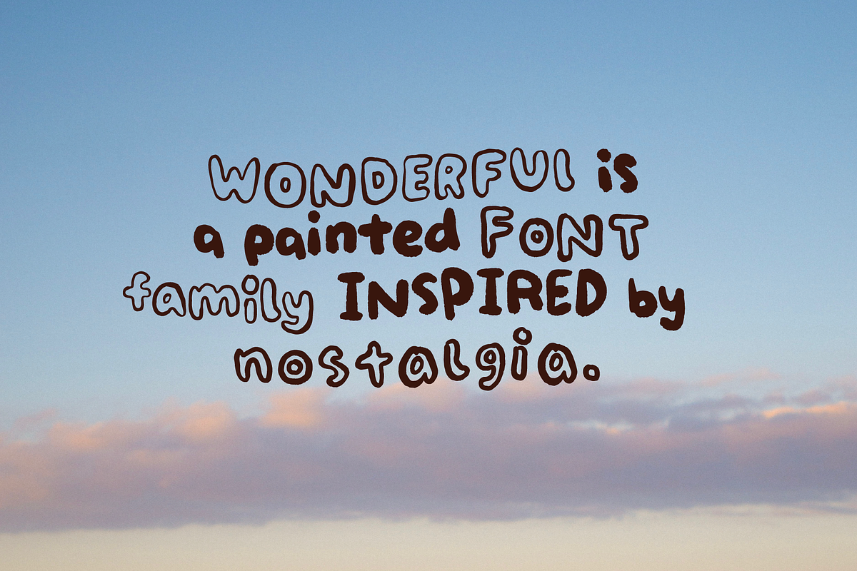 Wonderful! 4 Fonts! Handwriting Set!, a Sans Serif Font by Studio Funshop by Kelli (Photo 3 of 11)