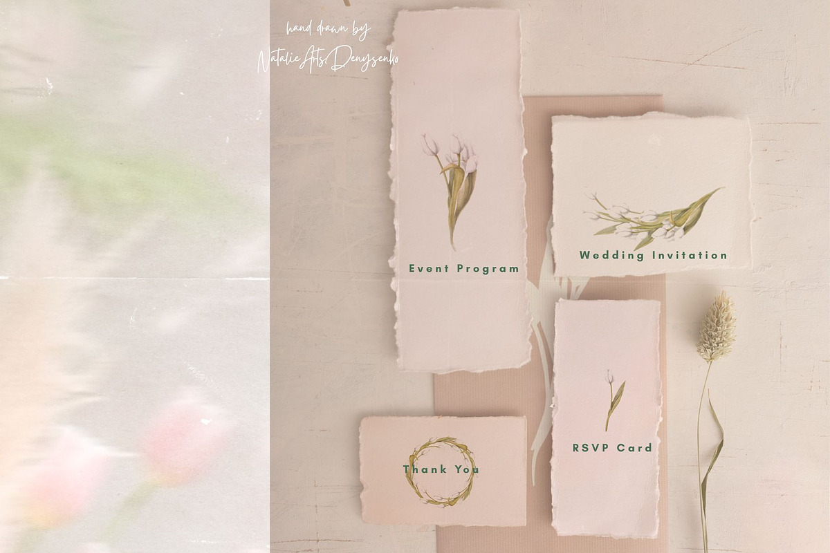 Spring Whispers - Watercolor Tulips, an Object Graphic by NatalieArtsDenysenko (Photo 5 of 7)
