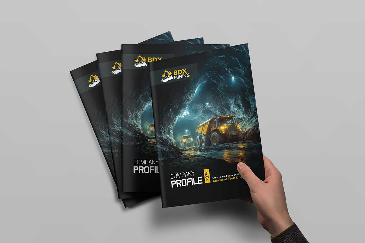Mining Industry Catalog Brochure, a Brochure Template by VectStock (Photo 5 of 7)