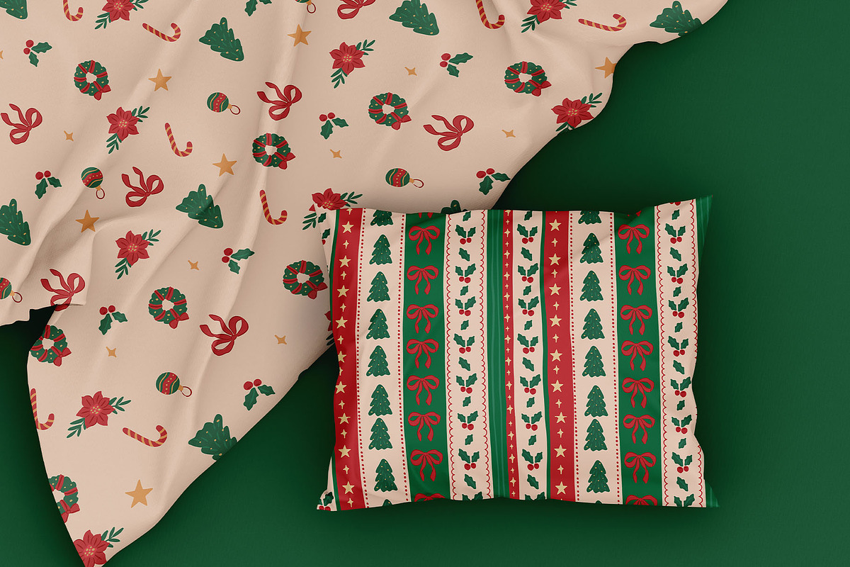 Cozy Traditional Christmas Pattern, a Pattern Graphic by CreativeChristiana (Photo 5 of 12)