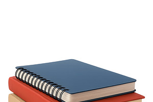 Stack of books symbolizing back to s, an Illustration by Dvoevnore photos