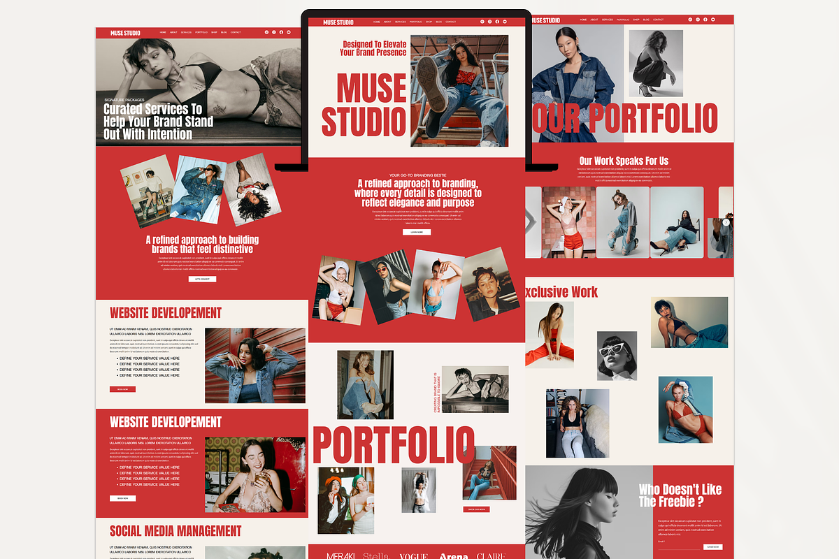 Bold Wix Studio Website Template, a Wix Template by AdvertFox (Photo 3 of 10)