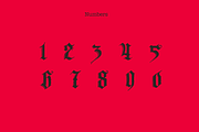 Landsknecht's Sword Blackletter font, a Blackletter Font by kaer_shop (Thumbnail 9 of 11)
