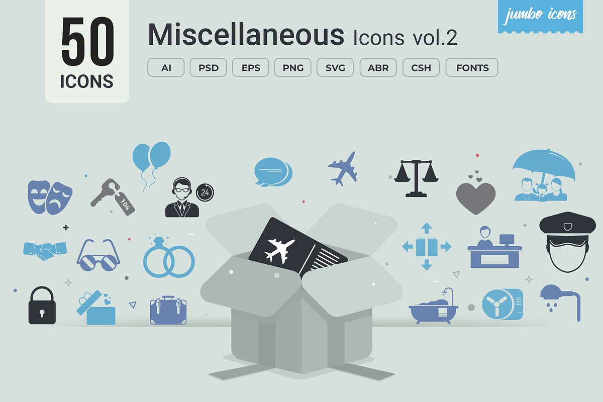 Miscellaneous Glyph Icons V2, a Solid Icon by Jumbo Icons (Photo 1 of 5)