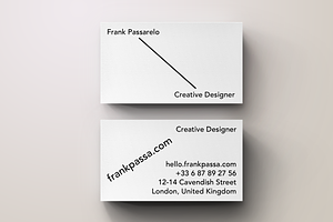 Modern Graphic Business Card Design