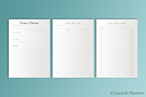 Project Planner A5 Printable PDF