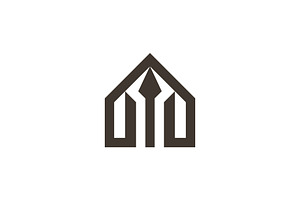 sophisticated building spear logo, a Branding & Logo Template by Rasagama Studio