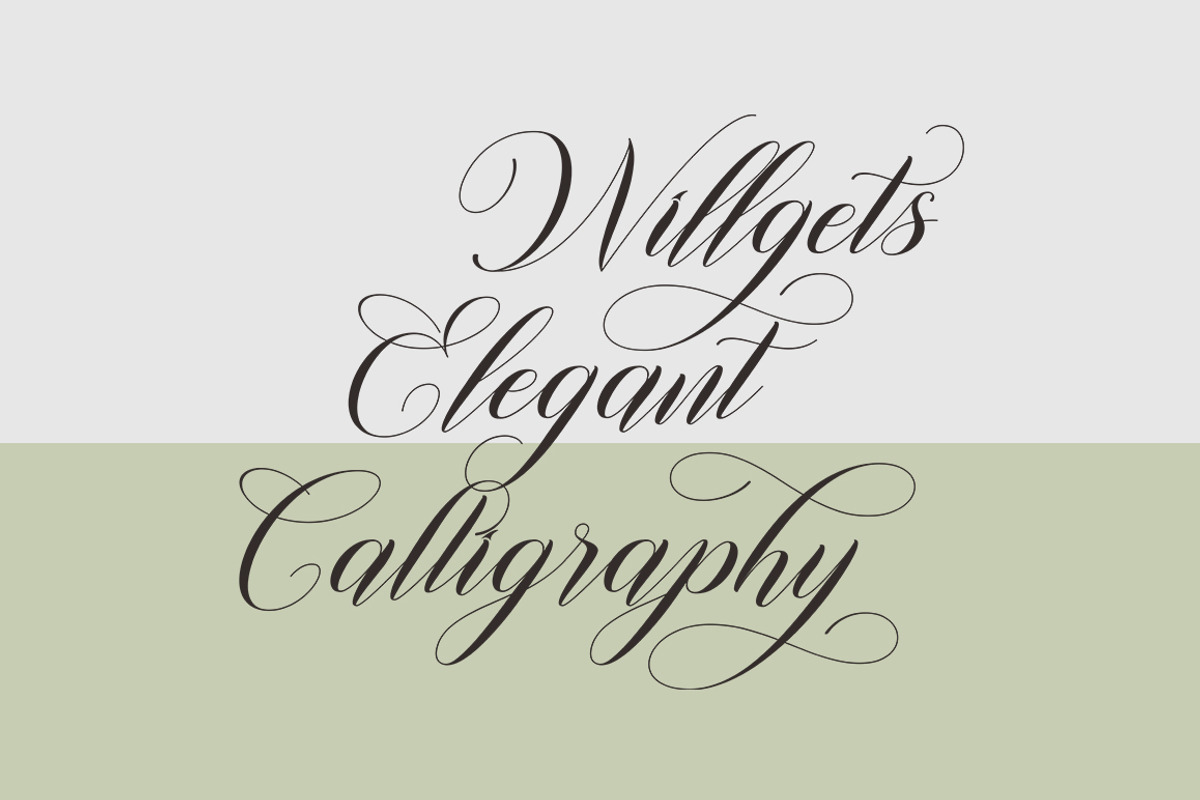 Willgets, a Script Font by Soft Creative (Photo 6 of 8)