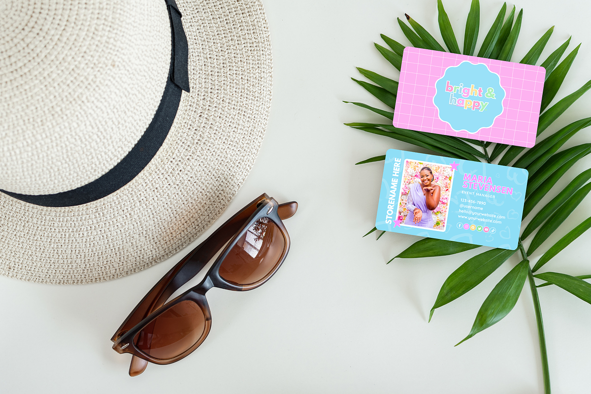 Colorful Business Card, a Business Card Template by SunshineStudioBoutique (Photo 4 of 10)