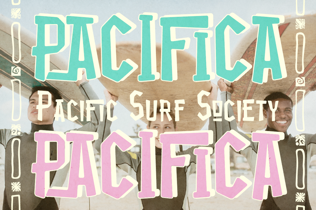 Maoni - Tropical & Hawaiian Font, a Sans Serif Font by Artisan Themes (Photo 7 of 11)