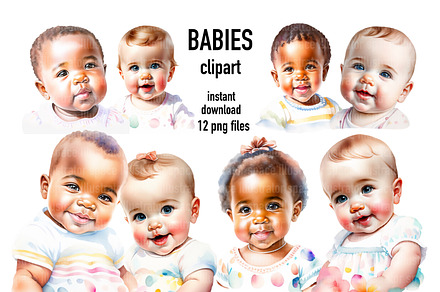 Babies clipart PNG