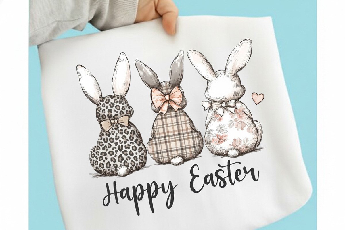 Happy Easter PNG Coquette Easter Bun, an Illustration by designcity5 (Photo 9 of 9)