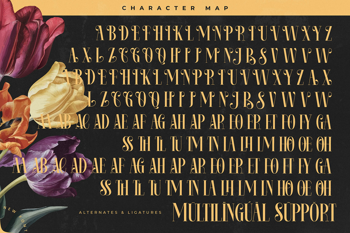 Rosejacn Modern Display Serif, a Serif Font by timelesstype.co (Photo 19 of 20)