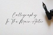 Adoraline Script Calligraphy Font, a Script Font by Pen Culture (Thumbnail 7 of 11)