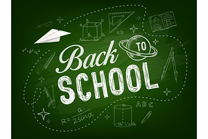 Education background, an Education Illustration by Vector Tradition