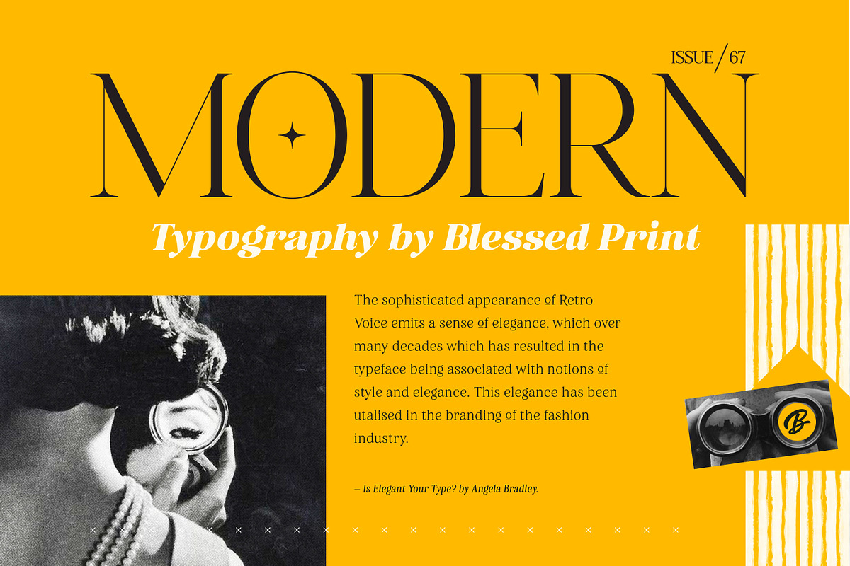 Retro Voice – Variable Serif Font, a Serif Font by Blessed Print (Photo 2 of 29)