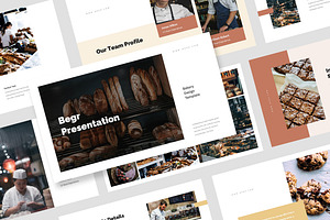 Begr : Patisserie Biz Powerpoint, a Presentation Template by Punkl Camp